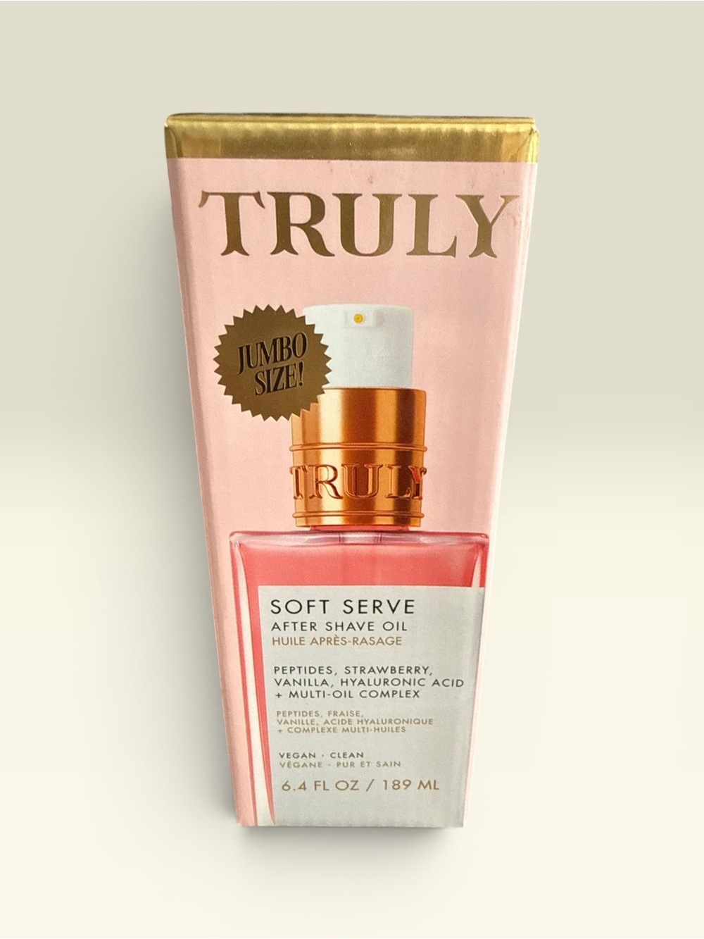 Truly Soft Serve After Shave Oil Jumbo Size 6.4 fl oz